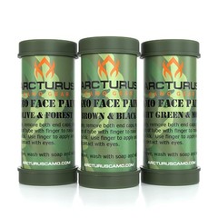 Camo Face Paint Sticks, 6 Color Camouflage Face Paint Kit Double Sided
