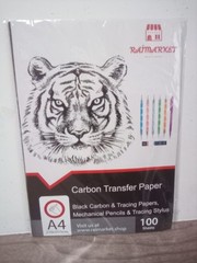 Raimarket Carbon Paper 100 Sheets Durable Smudge Resistant Transfer Paper