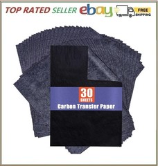 Carbon Paper for Tracing Graphite Transfer-Paper – PSLER 30 Pcs Black Graphite