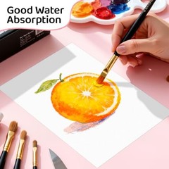 84 Sheets Watercolor Paper 5×7, 110lb/230gsm Cold Press 5×7 Inch-84 Sheets