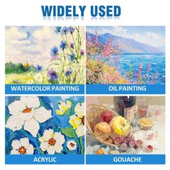 6PCS Detail Paint Brush Set Miniature Fine Detailing Acrylic Watercolor Art