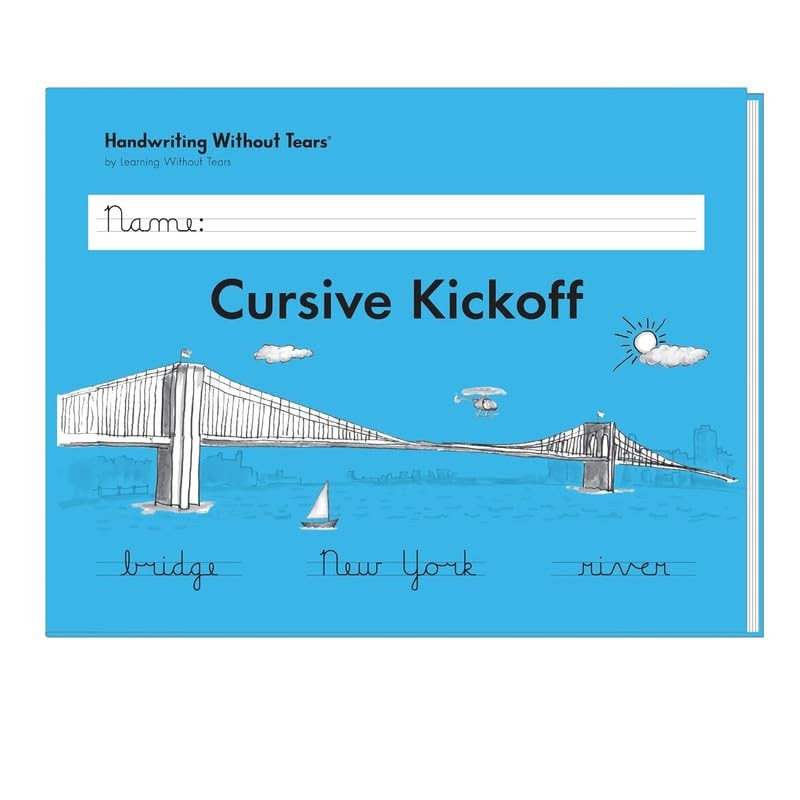 , Cursive Kickoff, Student Workbook, Age 7+, 2nd Grade+, Print and Cursive Ha…