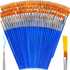 162 Pcs Acrylic Paint Brushes Artist Supplies for Oil Watercolor Body Face Nail