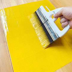 8 Inch Large Paint Brush, Flat Wide Varnish Brush for Acrylic Painting, Wallpape