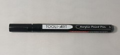 TOOLI-ART Black Acrylic Paint Pen 0.7mm