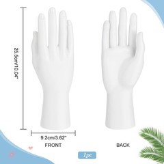 PH PandaHall Male Hand Model Display Stand, Right Hand Model Jewelry Stand Je…