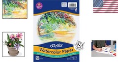 Watercolor Paper White 9×12 Inch 50 Sheets Heavyweight Art Paper