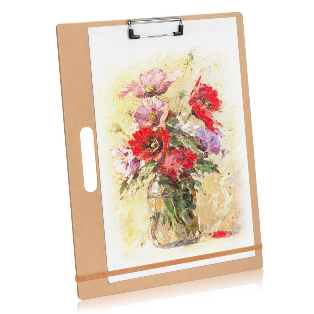 13×17 inch Artist Sketch Board with Handle Portable Clipboard for Painting