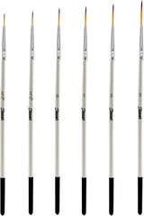 Script Liner Paintbrush 6 PCS Highly Flexible Liner Brush Extra Long Fine Poi…