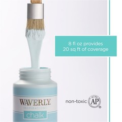 (3 pack) Waverly Inspirations Chalk Paint, Ultra Matte, Night Sky, 8 fl oz