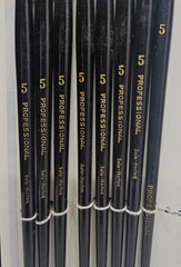 SOLO HORTON #5 PROFESSIONAL BRUSH HANDLE – Set of 8 – NEW