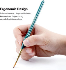 6Pcs Extra Fine Detail Brushes for Model Miniature Painting and Also Acrylic Wat