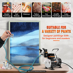 VEVOR Air Compressor and Airbrush Kit [120W]