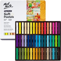 Soft Pastels in Tin Box Signature 48pc, 48 Assorted Colors, Vibrant