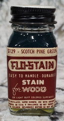 FLOQUIL FLO-STAIN for WOOD MODEL PAINT – 1 1/5 oz – S129 SCOTCH PINE GREEN