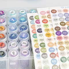forever young Diamond Painting Labels as 1 Set, Round