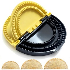 Twostubir Tortilla Sealer and Crimper for 6, 8, Extra Large, Yellow & Black