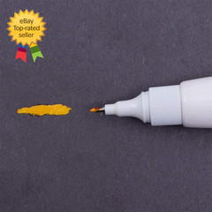 12 Pc Set Yellow Fine Tip Pump Squeeze Super Met-Al Paint Marker Pens Metal ….