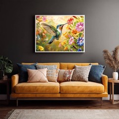 Mandun Hummingbird Paint by Numbers for Adult, Frameless, 01