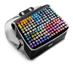 CREATSPARK Alcohol Markers 168 Colors with Base Dual Tip Art Drawing Markers