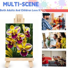Paint by Numbers Kit for Adults,Yellow Flowers Paint by Number for Adults, Ac…