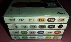 A LOT of (4) COPIC sketch~PORTRAITS, GRAYS, SECONDARY TONES & PASTELS~BID@$39.99