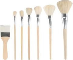 7 PCS Assorted Size Mop Brushes for Acrylic, Watercolor, Oil Painting