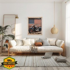 CEOVR Paint by Numbers Kit Adults American Flag FD028-red