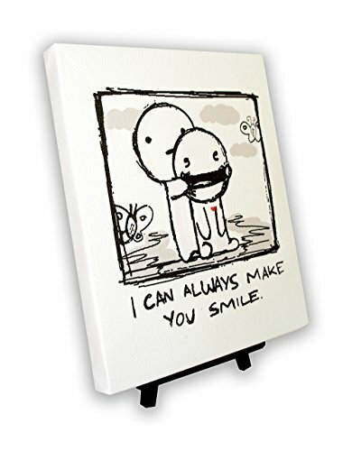 I Can Always Make You Smile – On a Stretched Wooden Canvas Frame – 8″ x 7″ x 05″