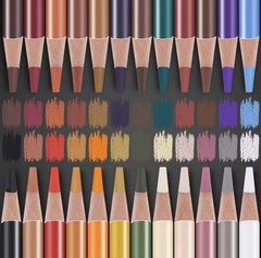 Brutfuner Chalk-Pastel Colour Pencils – 24 Colour Set