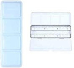 Aliotech Travel Artist Empty Watercolor Tins Box Palette Paint Case, Medium Colo