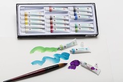 18 PCS Assorted Color Artist Gouache Paint Tubes Highly Pigmented 12ML 0.4 Oz