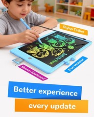 Kokodi Lcd Writing Tablet Gifts For 3 Years Old Boys And Girls10 Inch Colorful