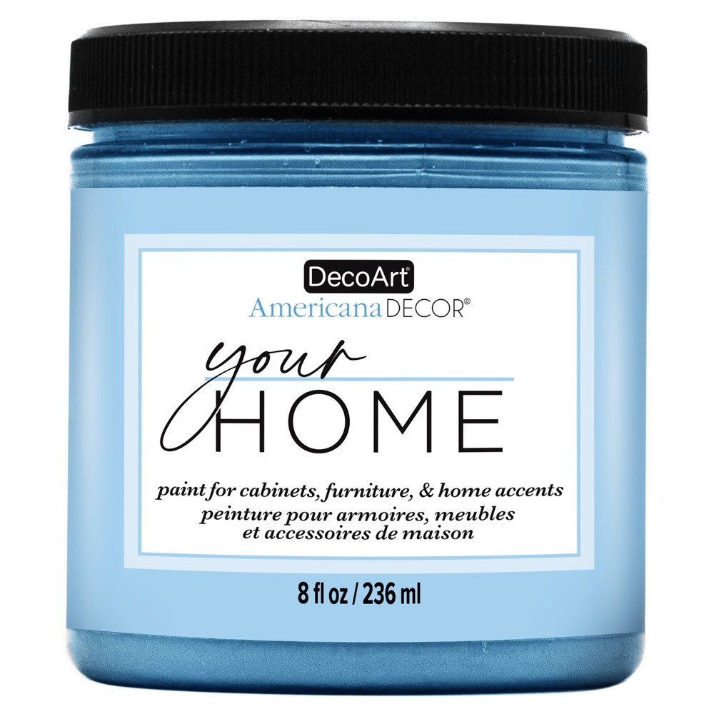 DecoArt Americana Decor Your Home Paint 8oz-Powder Blue – 2 Pack