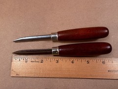 Pair – U J Ramelson Etching Burnisher – 62A Curved Hook & 33 ? Solid Scraper