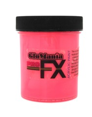 RED GLOW in the DARK Daytime Visible & UV Reactive Paint 4oz-8oz