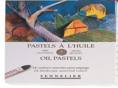 Sennelier Oil Pastel Box Set – 24 Colours – Landscape Selection