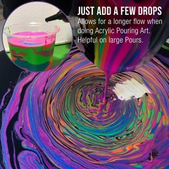 U.S. Art Supply Artist Acrylic Fluid Retarder Medium – 4-Ounce Bottle