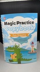6pcs Magic Practice Copybook Groove Reusable English Writing Book For Children
