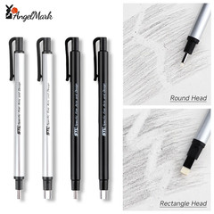 Angelmark Eraser Mechanical Rubber Refillable Pen Press Type Sketching Drawing C