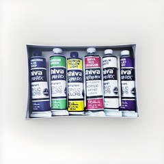 Vintage Shiva Acrylic Signatex Paint Filigree Emboss Art Paints Tubes Sealed