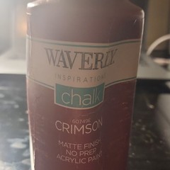 Waverly Inspirations Chalk Acrylic Paint, Crimson Matte Finish 60749E
