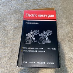 Paint Sprayer, Cosyjazz 1200W HVLP Spray Paint Gun with 5 Nozzles & 3 Spray P