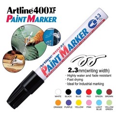 Artline Paint Marker 400XF Medium Point 2.3mm Permanent & Waterproof Box of 12’s