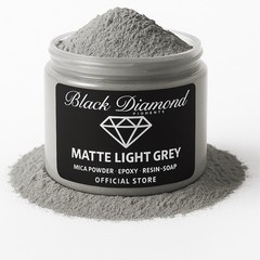 Black Diamond Pigments® | Matte Light Grey is a premium professional pigment