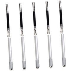 10-Pack Pencil Extenders for Artists & Students – Metal Sketch Holders, Comforta