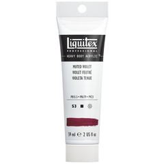 Muted Violet Heavy Body Acrylic Paint 2 Oz High Viscosity Durable Non Cracking
