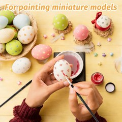 Best Model Miniature Paint Brushes Small Detail Art Paint Brush with Set 30 Pcs