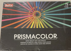 RARE 1993 NEW SEALED PRISMACOLOR 72 COUNT SOFT THICK LEAD PENCILS ARTIST QUALITY