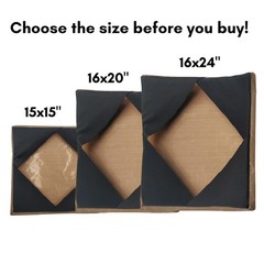 Heat Press Covers 15×15/16×20/16×24 for Top and Bottom Platens 2 Piece Set Re…